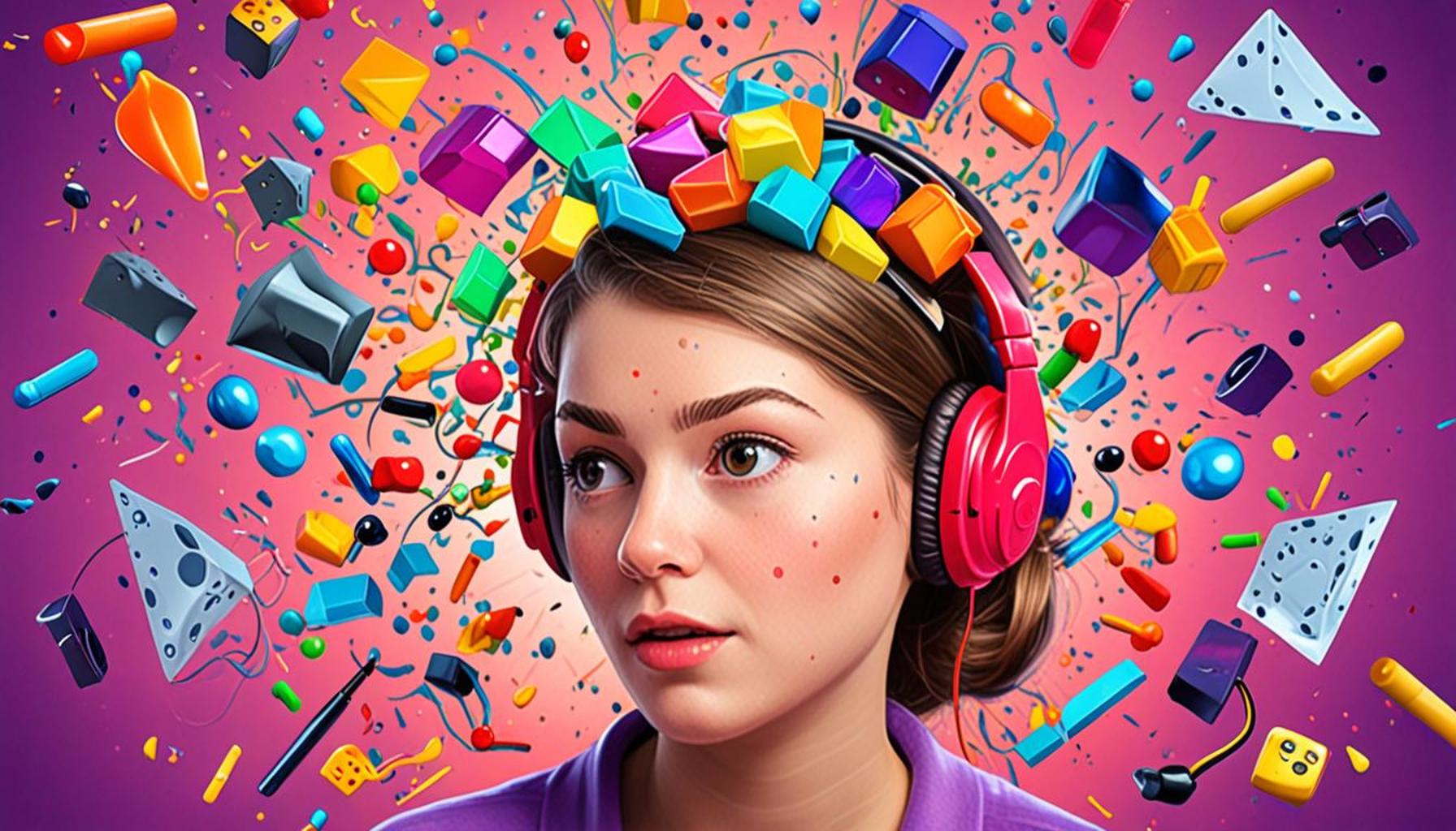 Visual memory versus auditory memory: games that enhance different types of retention