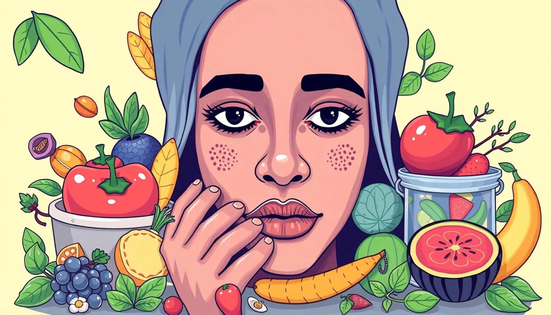 The Relationship between Nutrition and Skin Aging
